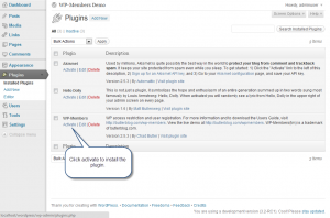 Activate the Plugin