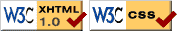 w3c valid xhtml & css